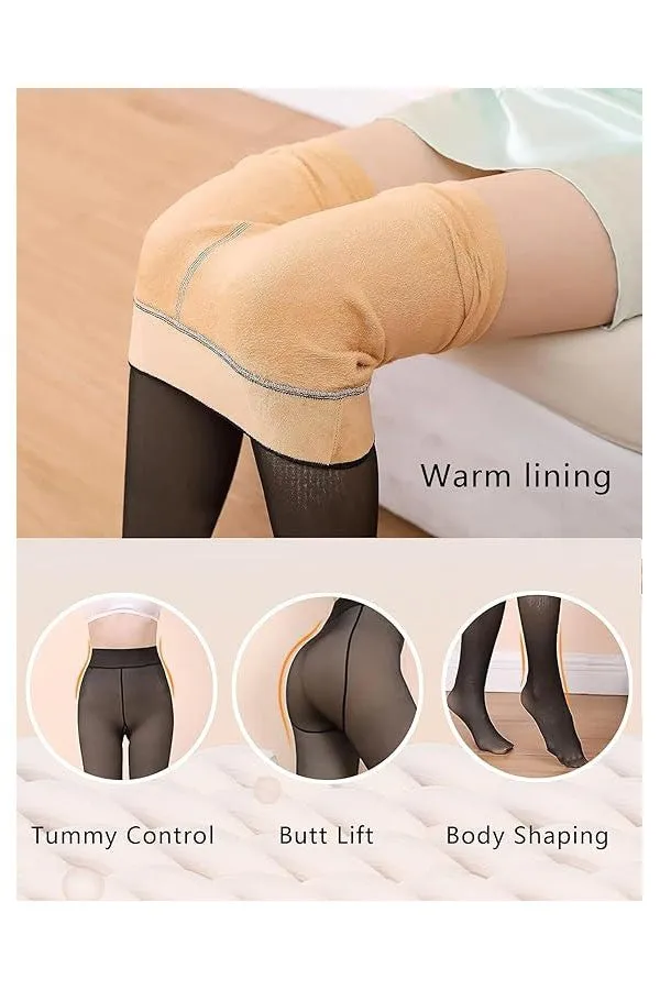 fleece lined footed leggings