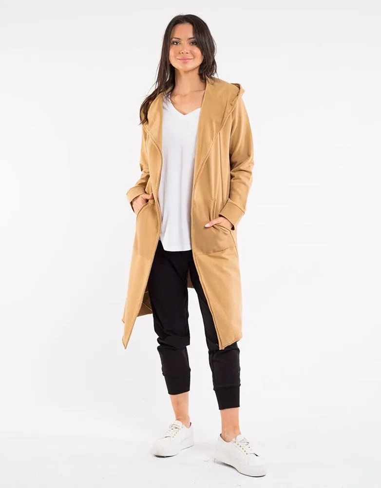 Foxwood Naomi Hooded Cardigan Mustard