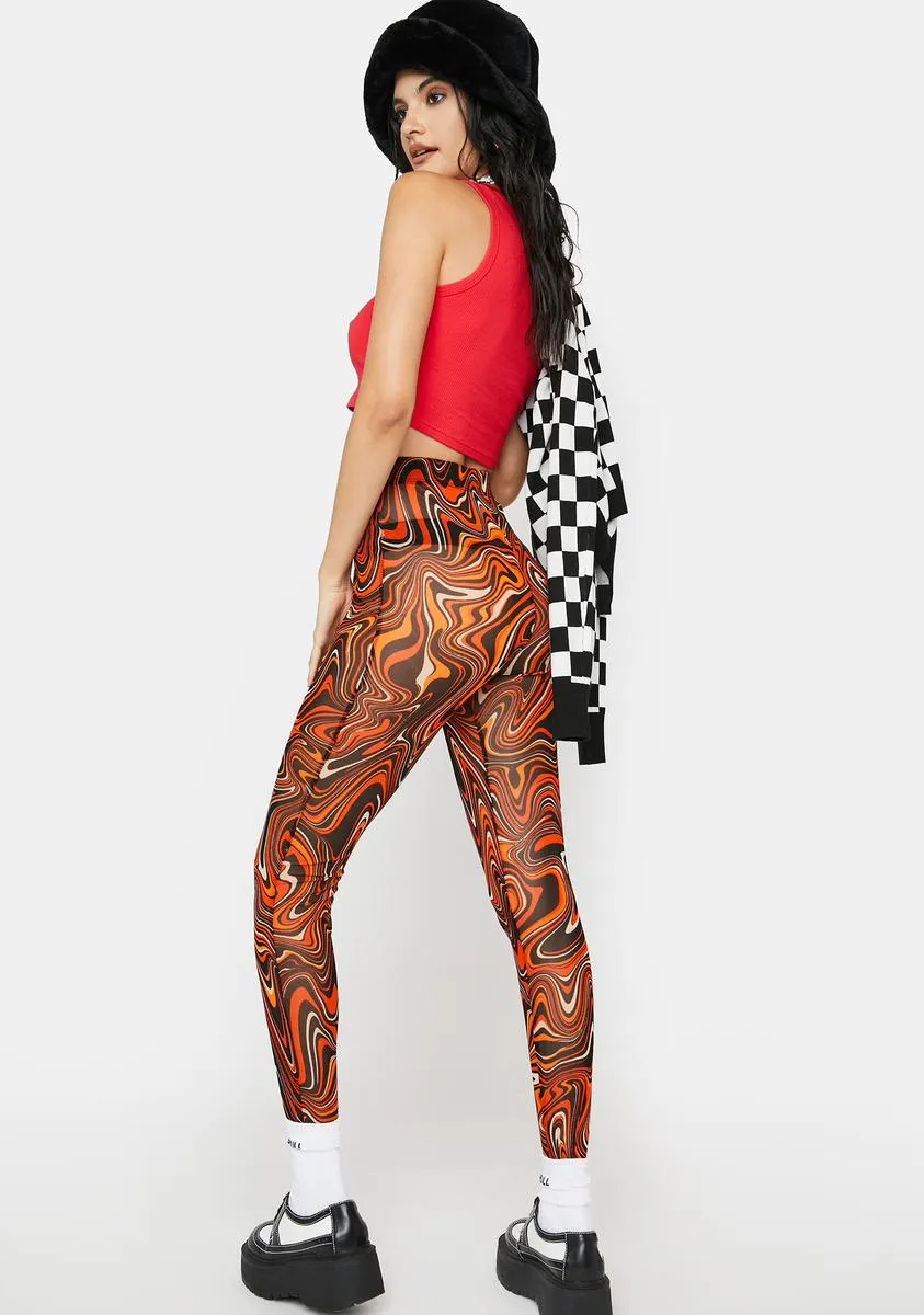 Get It Over With Printed Leggings