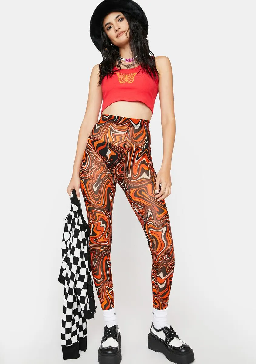 Get It Over With Printed Leggings