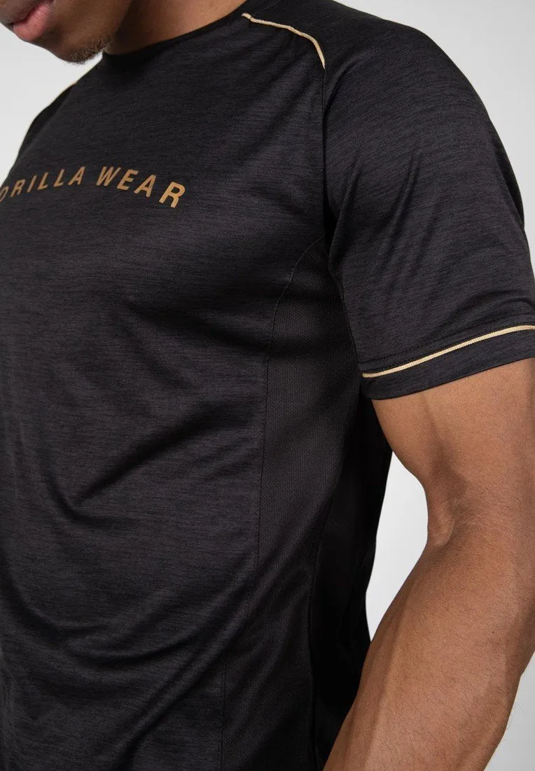 Gorilla Wear Fremont T-Shirt Black/Gold