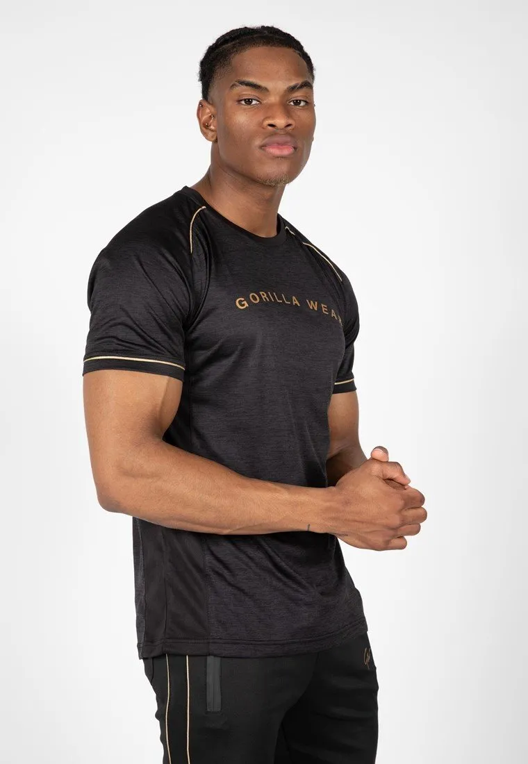 Gorilla Wear Fremont T-Shirt Black/Gold