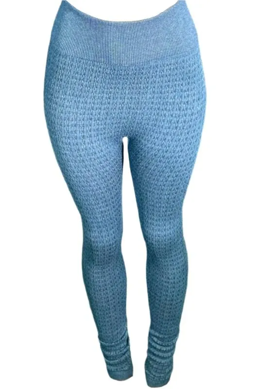 High Rise Knit Leggings