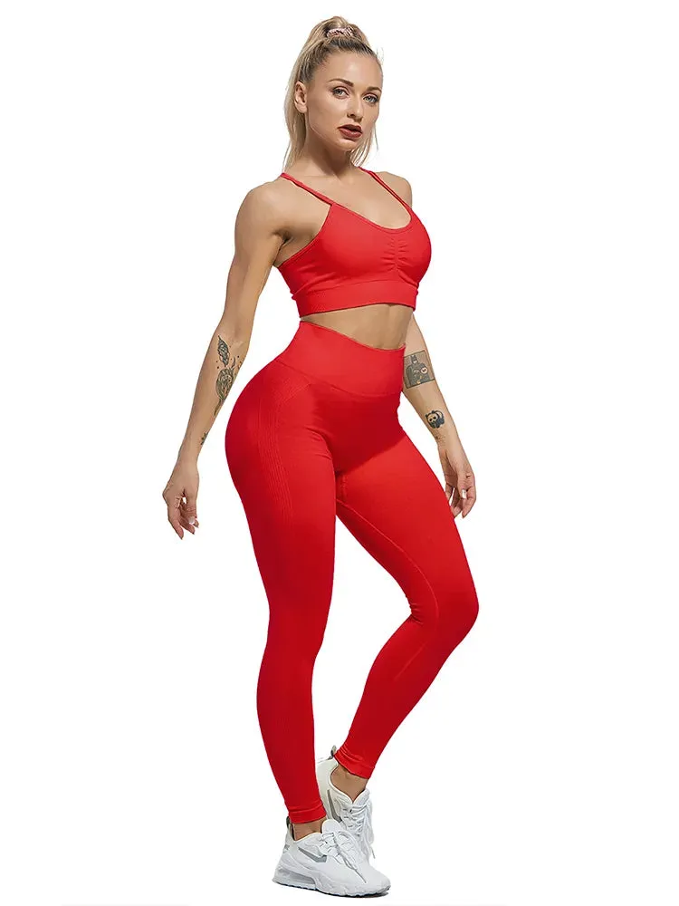 High Waist Seamless Fitness Leggings