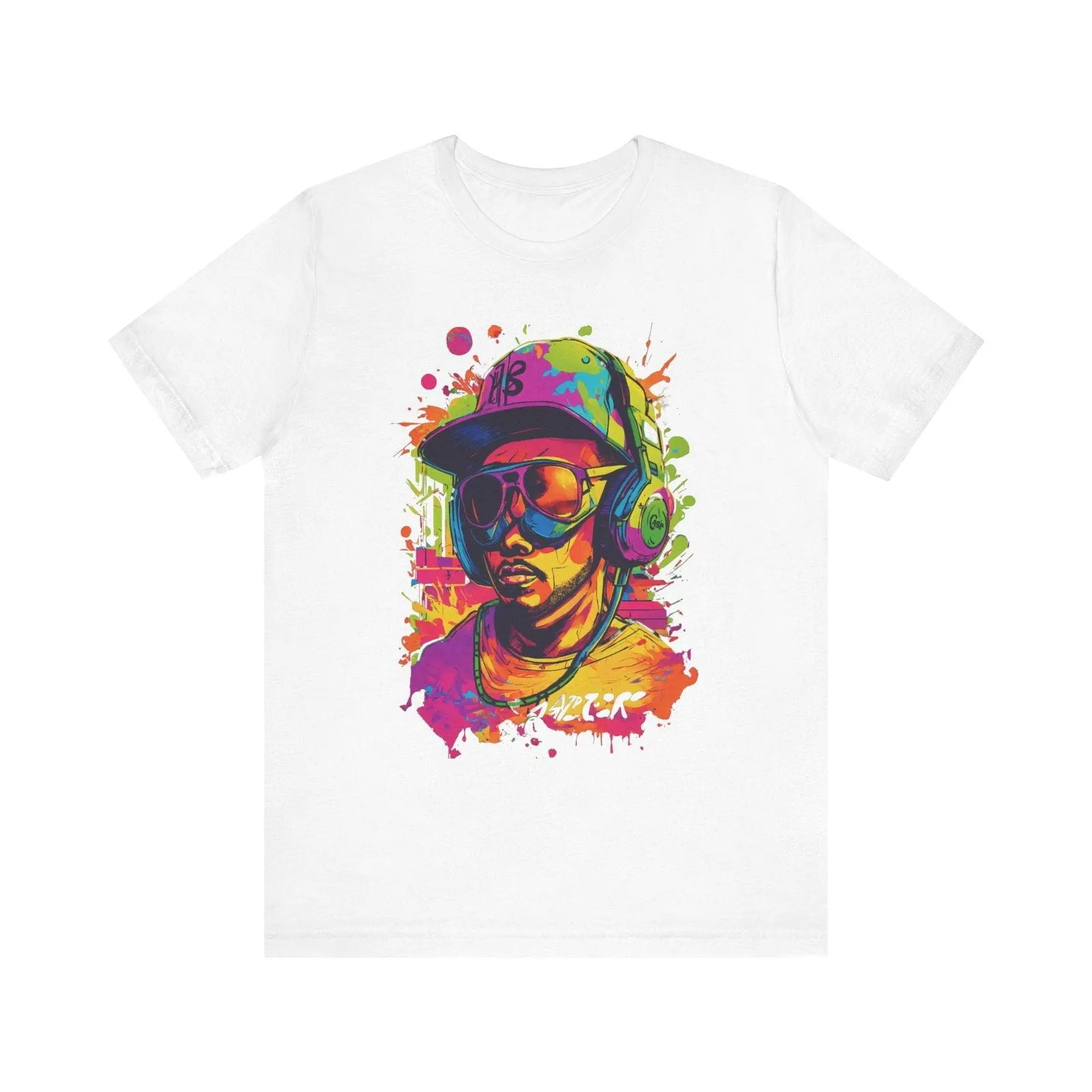 Hip Hop Neon Beats T Shirt