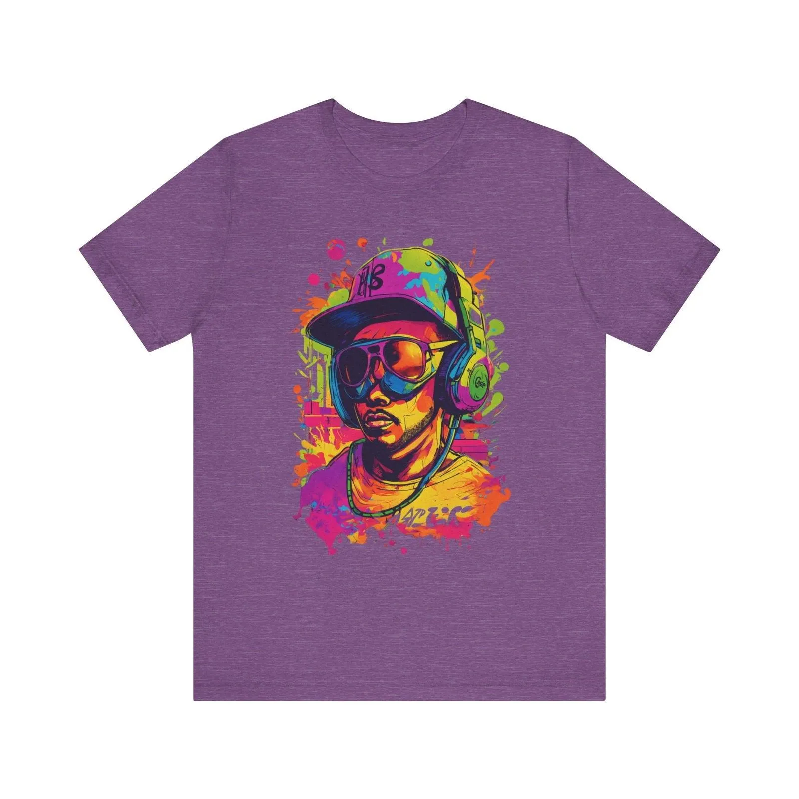 Hip Hop Neon Beats T Shirt
