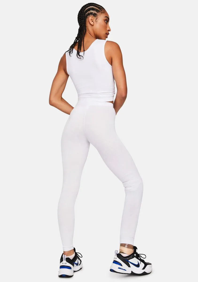 Ivory Down The Block Low Rise Leggings