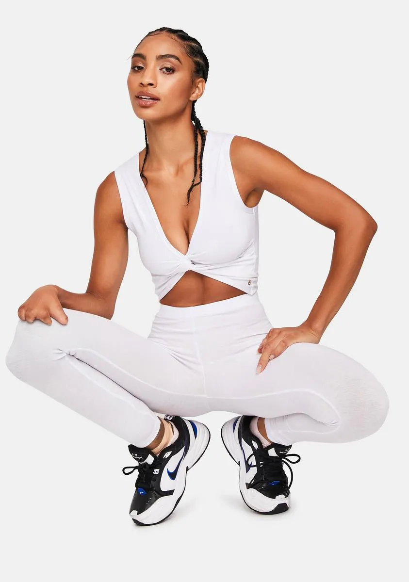 Ivory Down The Block Low Rise Leggings