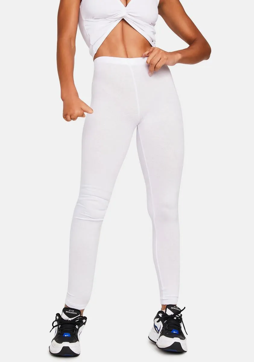 Ivory Down The Block Low Rise Leggings