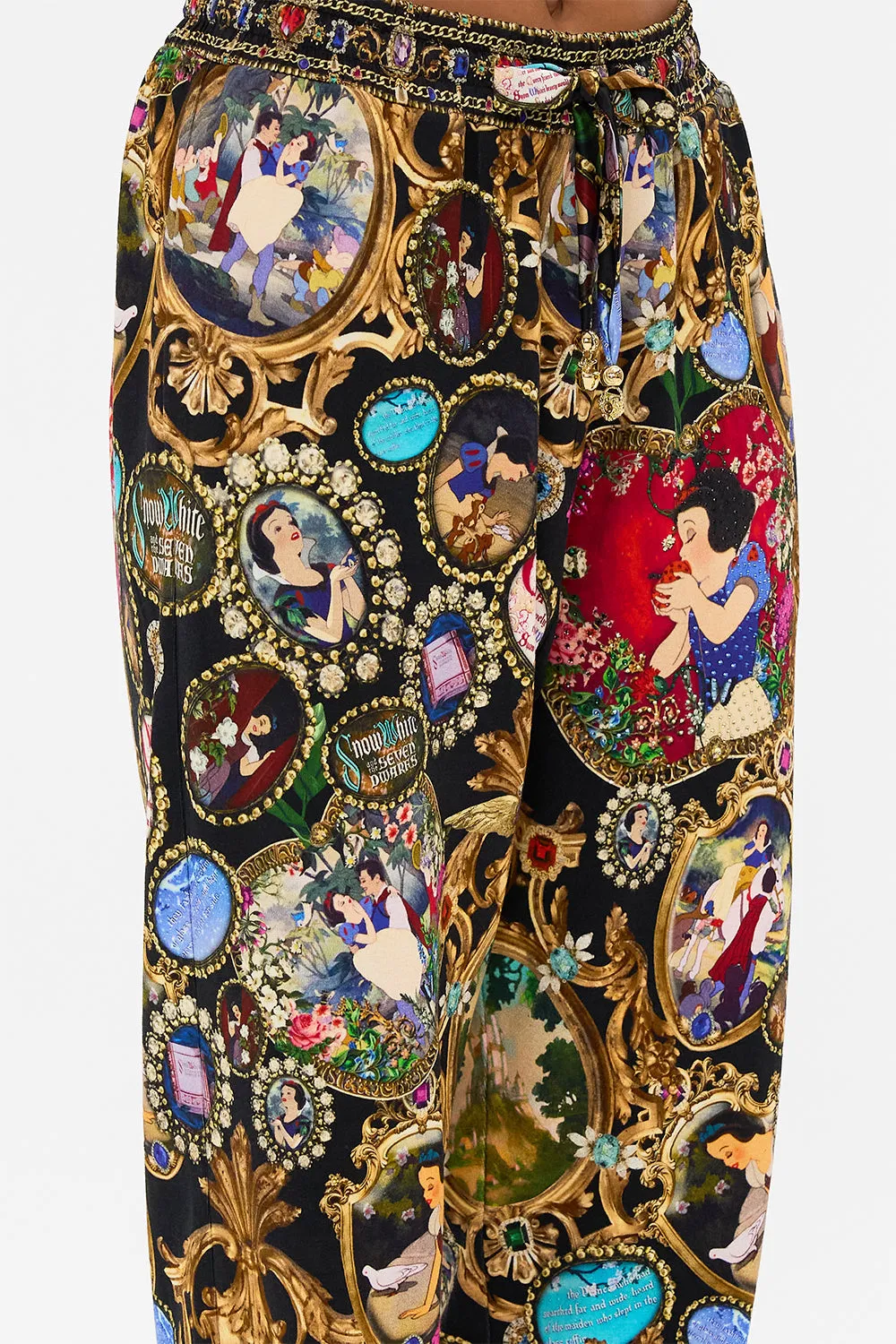 JERSEY TRACK PANT WITH SILK DETAILS HAPPILY EVER AFTER