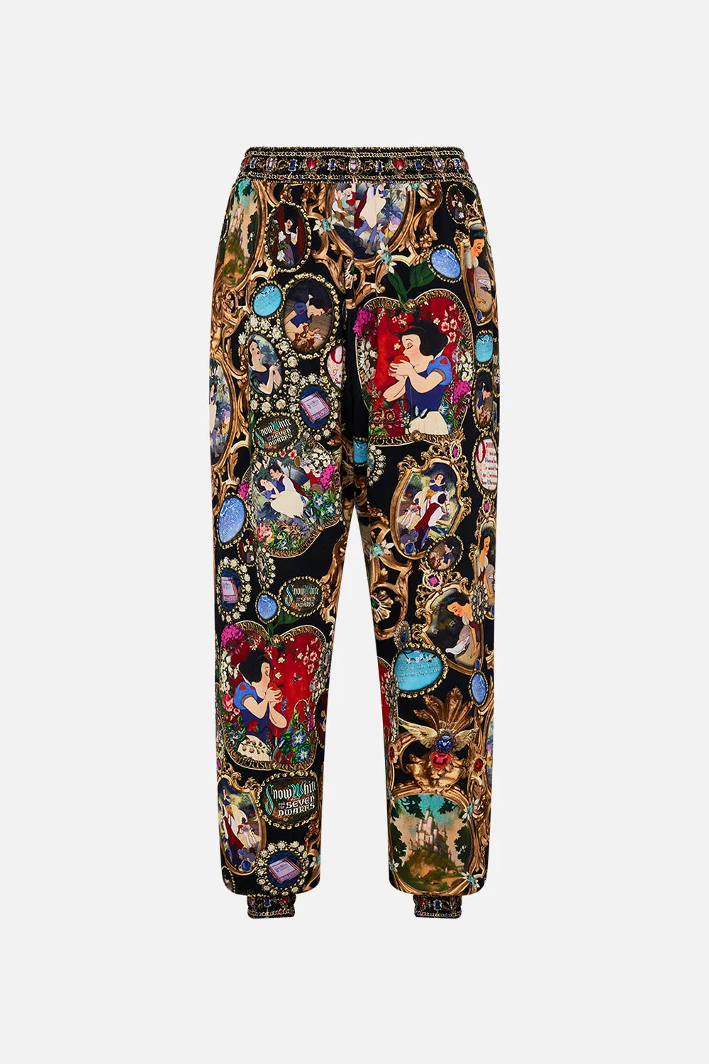 JERSEY TRACK PANT WITH SILK DETAILS HAPPILY EVER AFTER