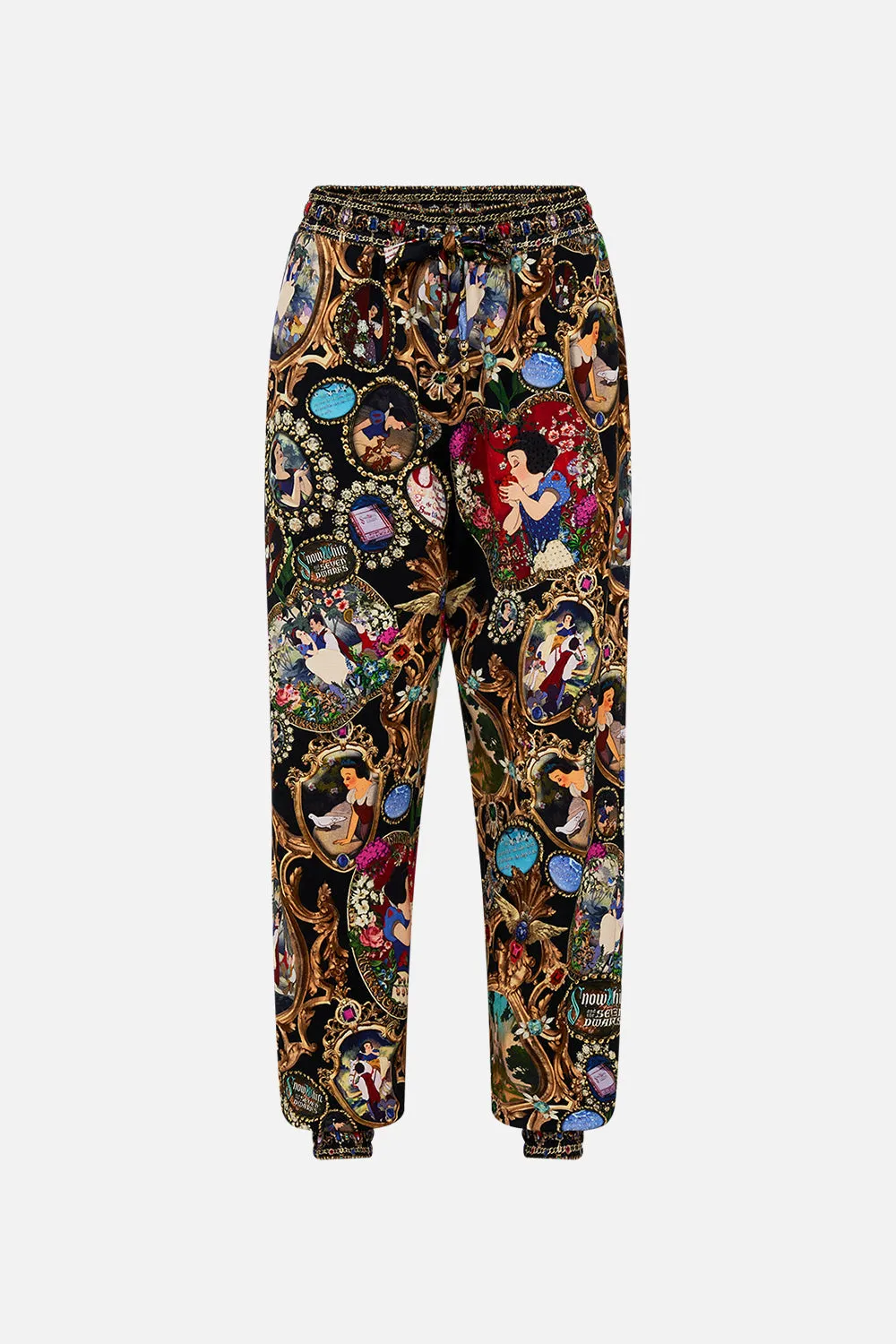 JERSEY TRACK PANT WITH SILK DETAILS HAPPILY EVER AFTER