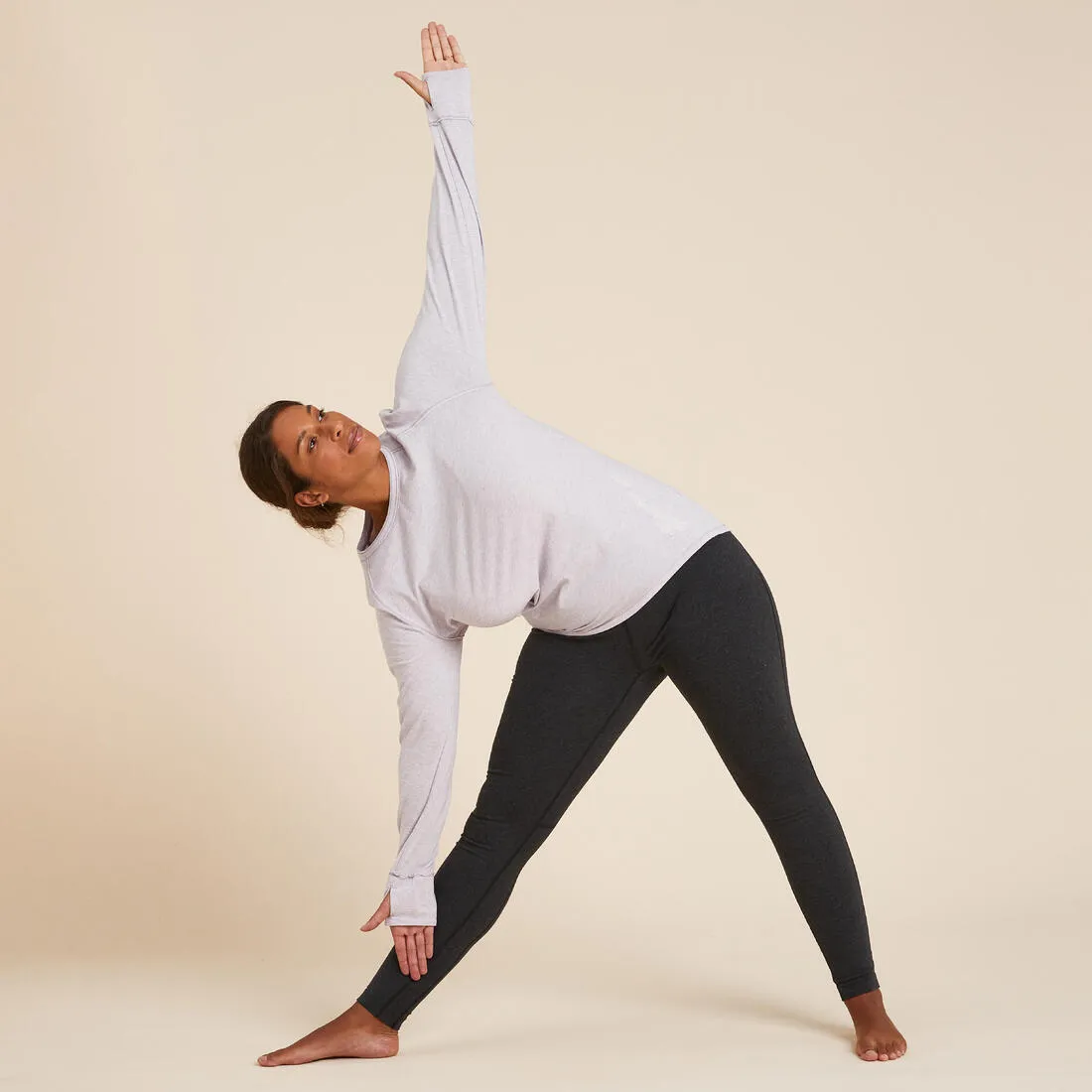 Kimjaly Women's Long-Sleeved Yoga T-Shirt
