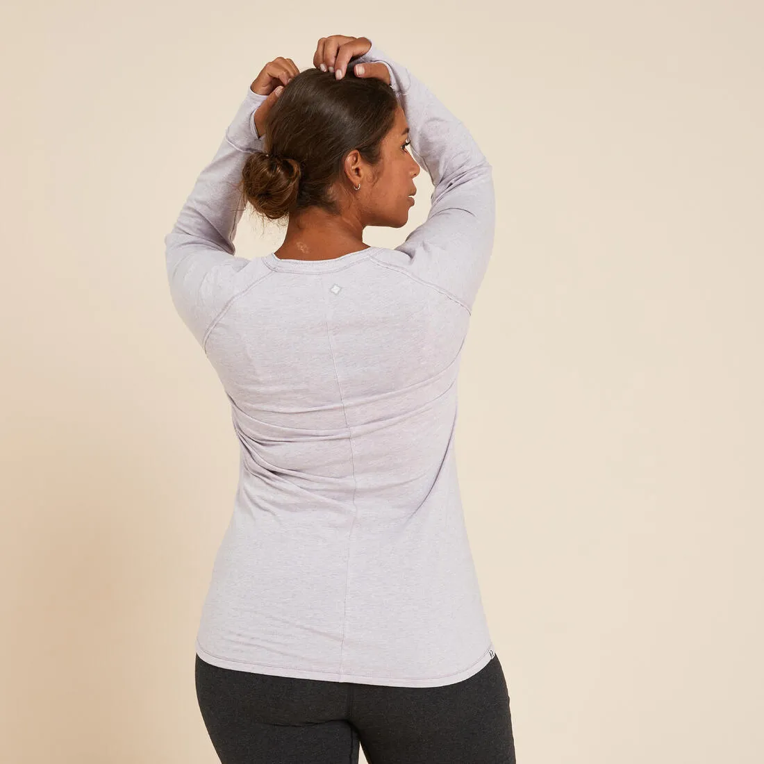 Kimjaly Women's Long-Sleeved Yoga T-Shirt