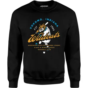 Kokomo Wildcats - Indiana - Vintage Defunct Baseball Teams - Unisex Sweatshirt