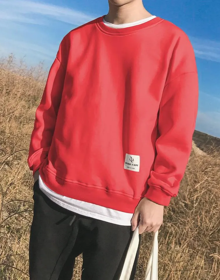 [Korean Style] 4 Color Basic Sweatshirts