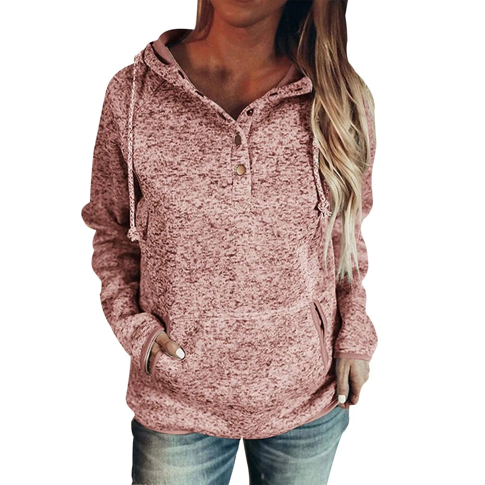 Ladies Drawstring Sweatshirt