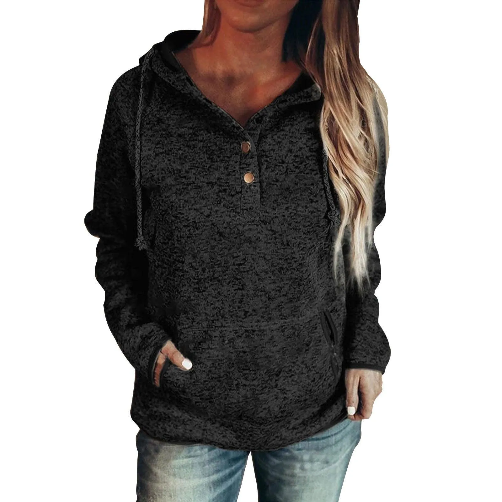 Ladies Drawstring Sweatshirt