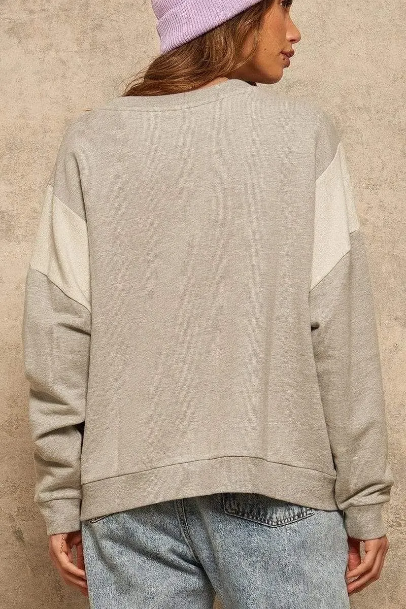 Long Sleeve Know Your Power Graphic Printed Sweatshirt