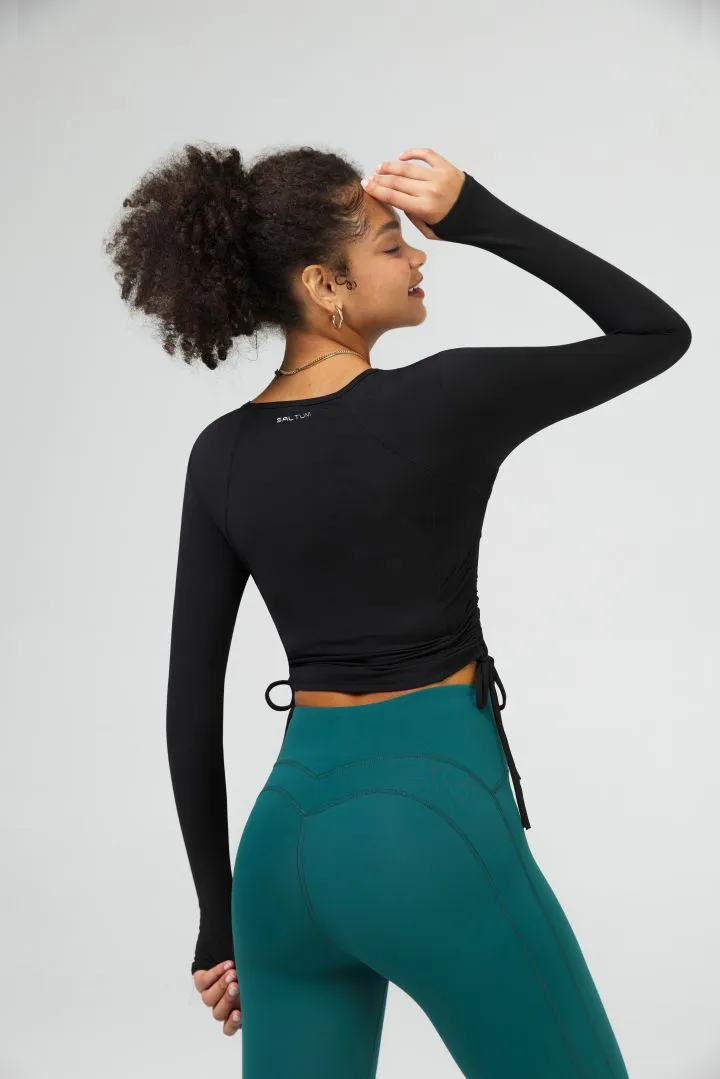 Long Sleeve Yoga Tops with Thumb Hole