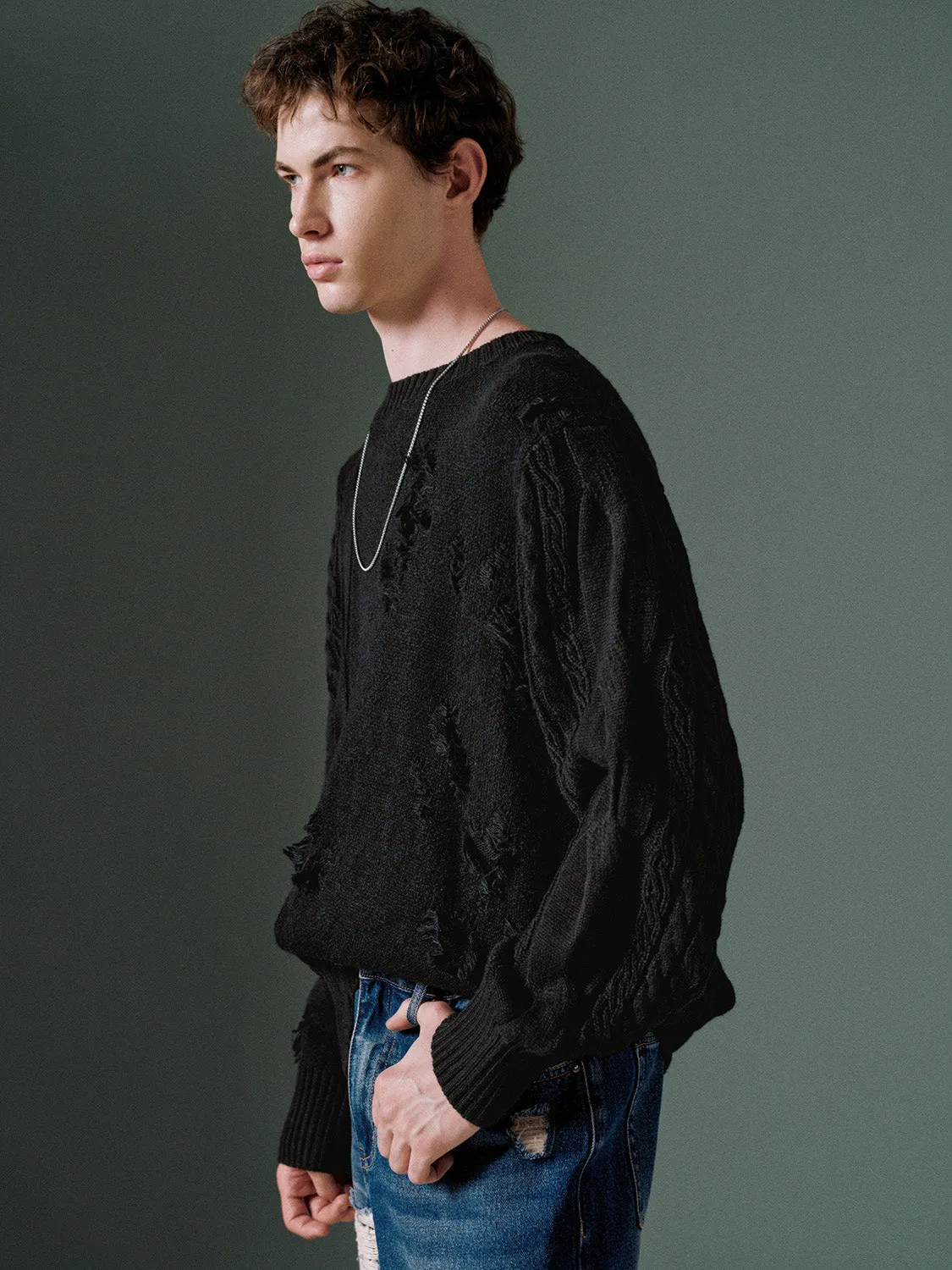 Loose Knitted T-Shirts
