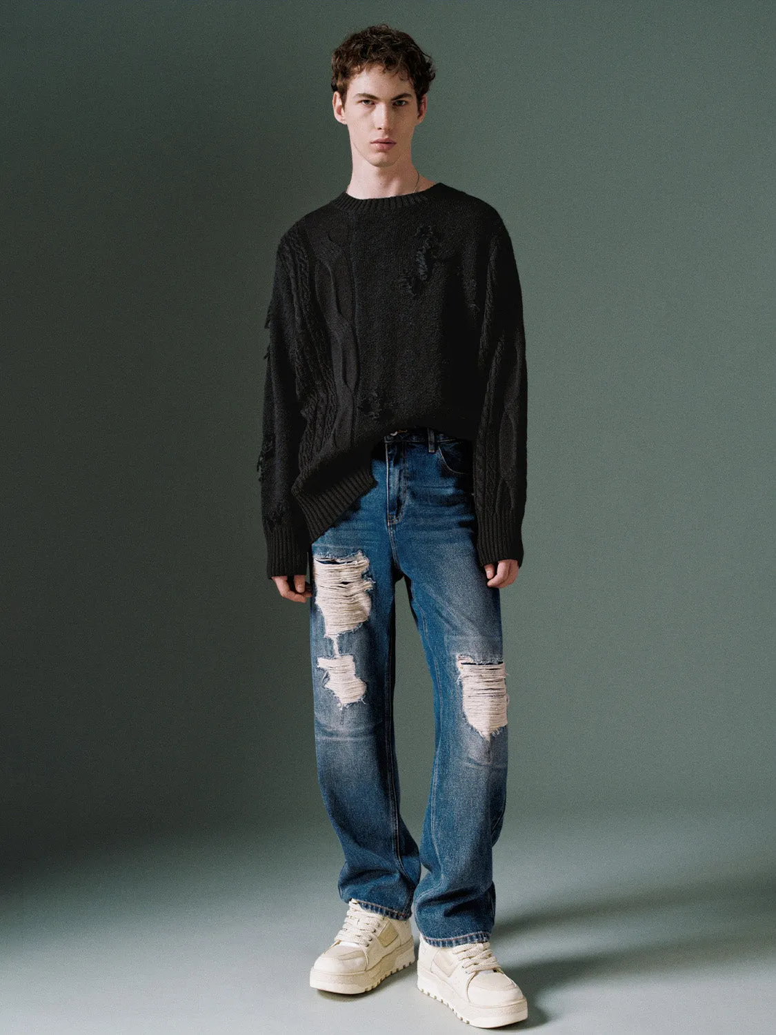 Loose Knitted T-Shirts