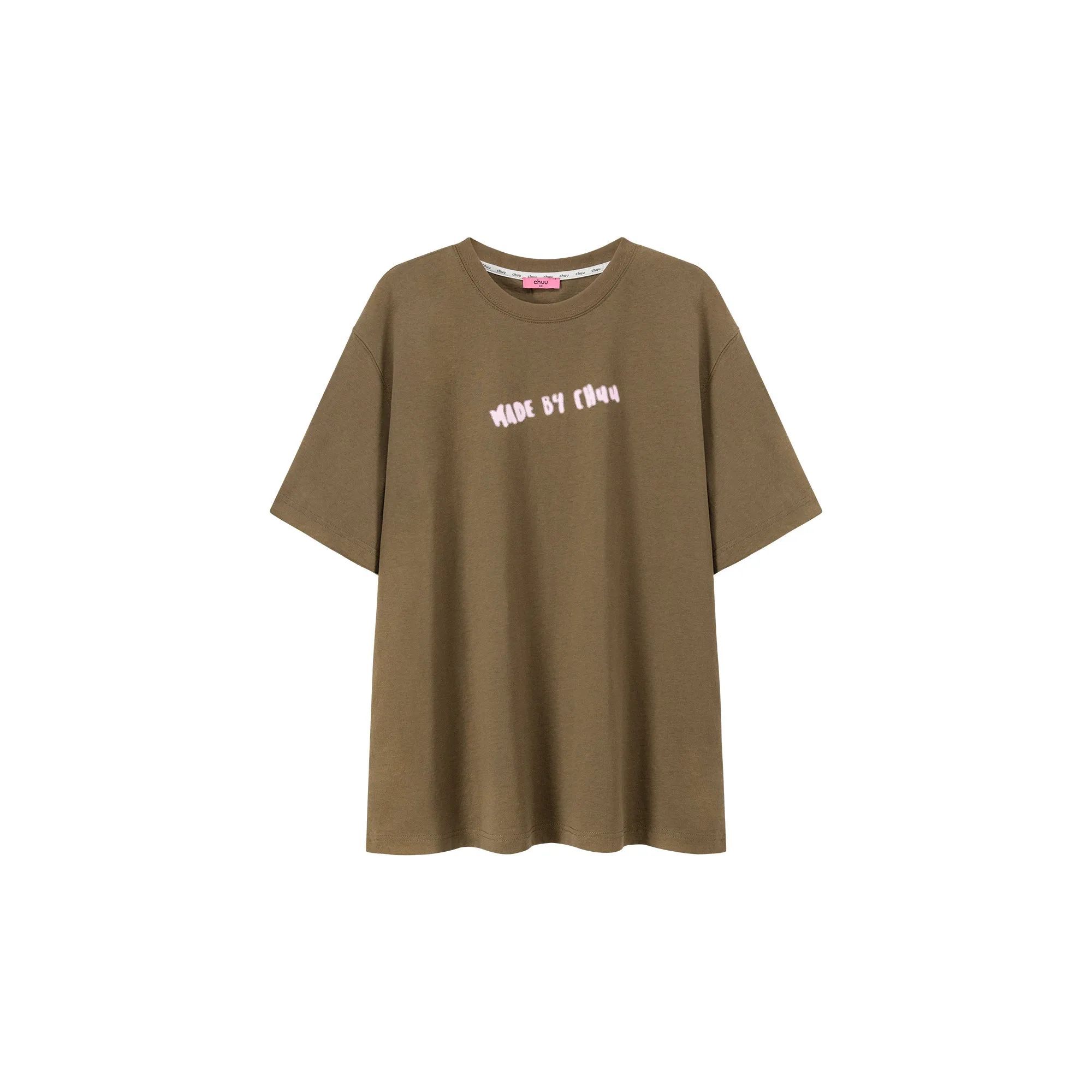 Made By Chuu Lettering Loose Fit T-Shirt