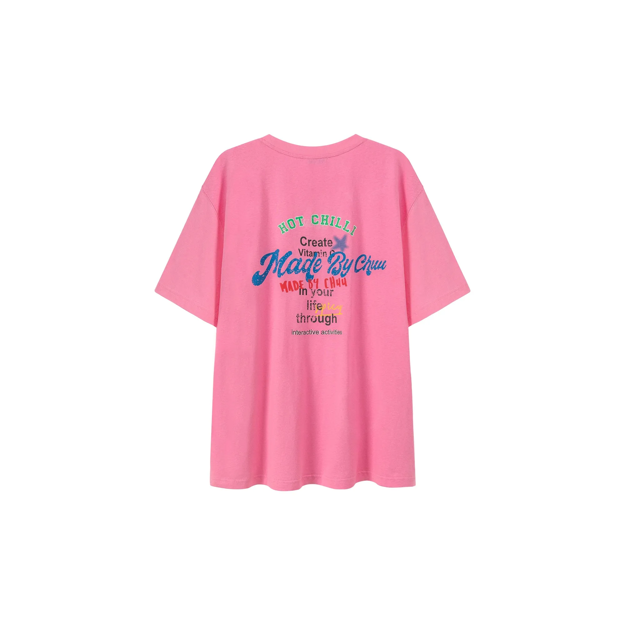 Made By Chuu Lettering Loose Fit T-Shirt