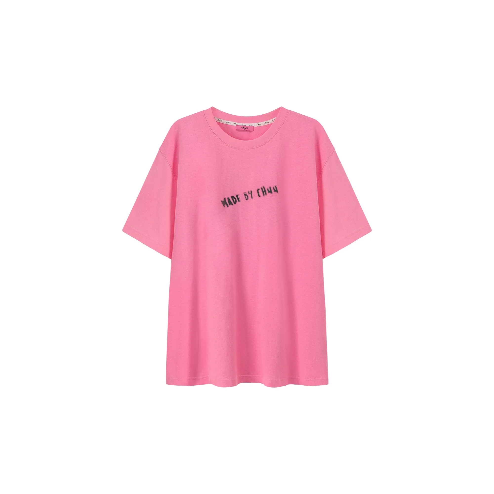 Made By Chuu Lettering Loose Fit T-Shirt