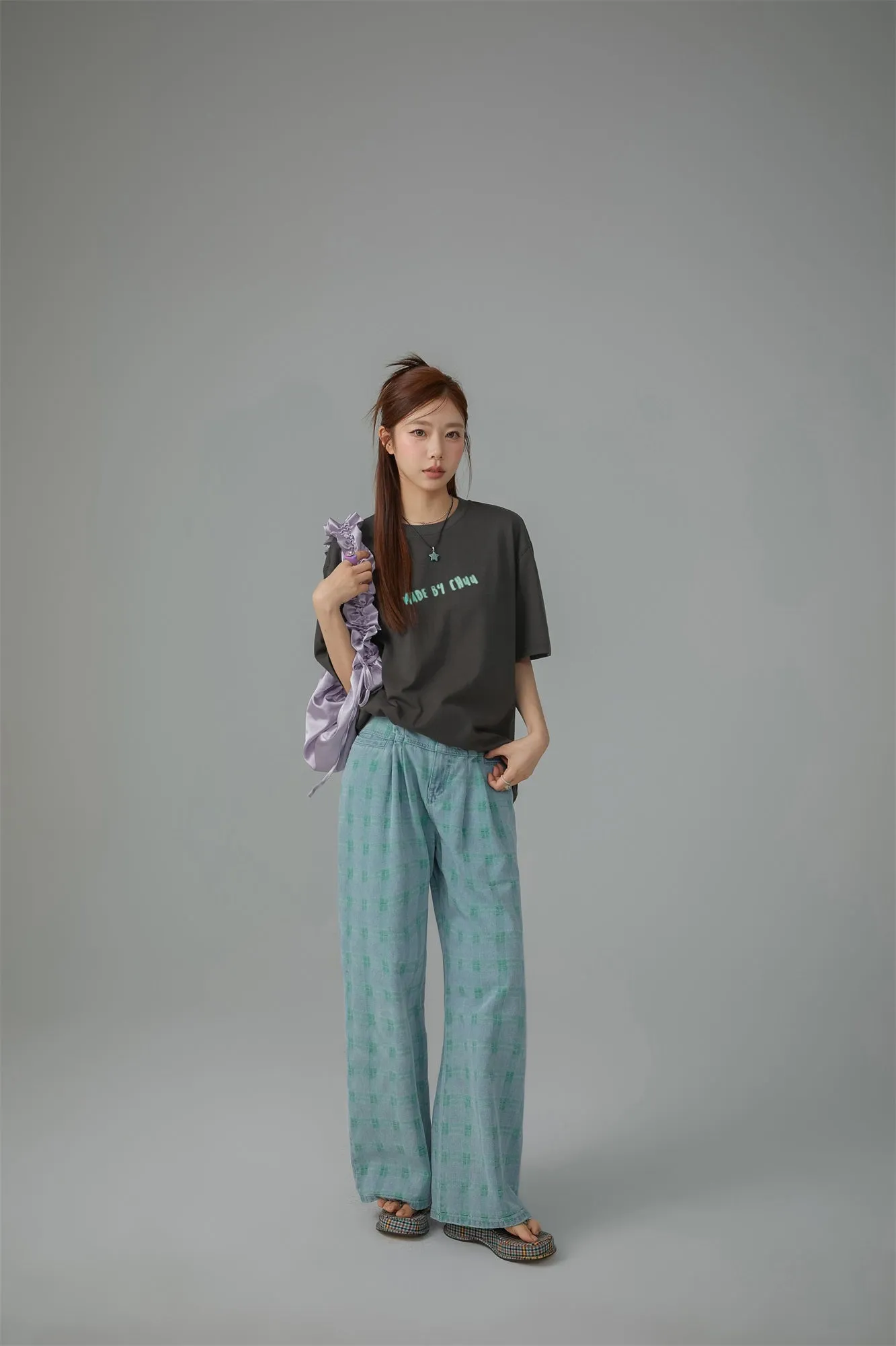 Made By Chuu Lettering Loose Fit T-Shirt