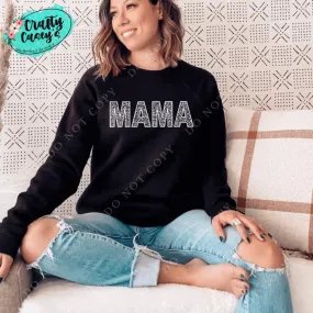 Mama  Distressed  Sweatshirts