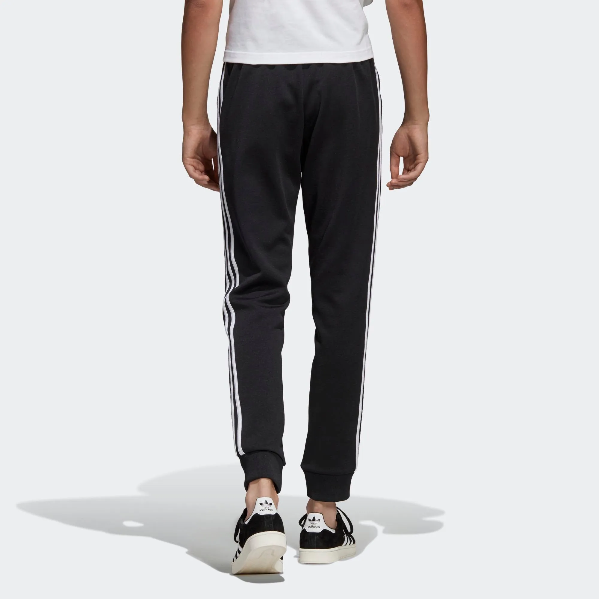 Mens Adidas Original Sst Track Pants In Black
