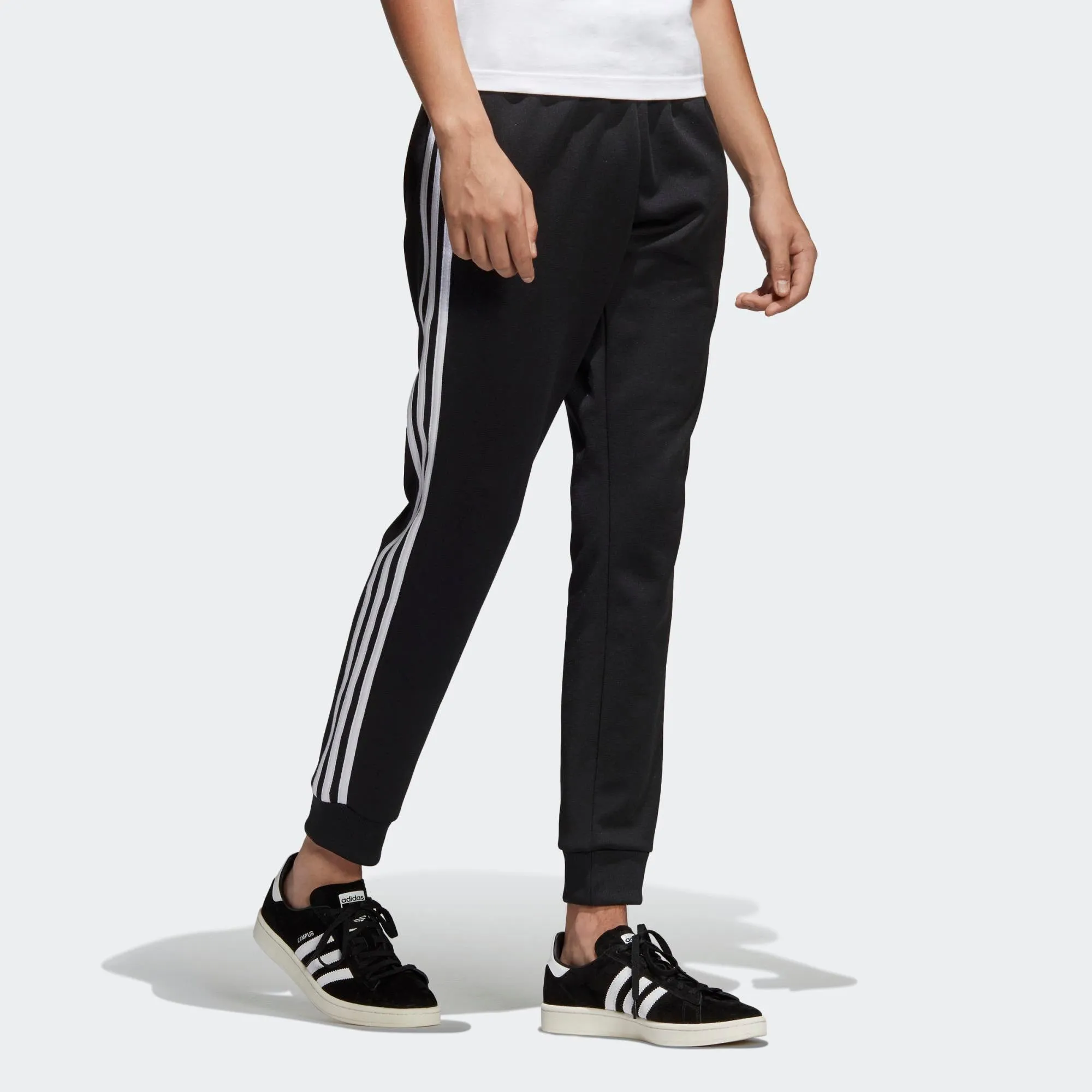 Mens Adidas Original Sst Track Pants In Black