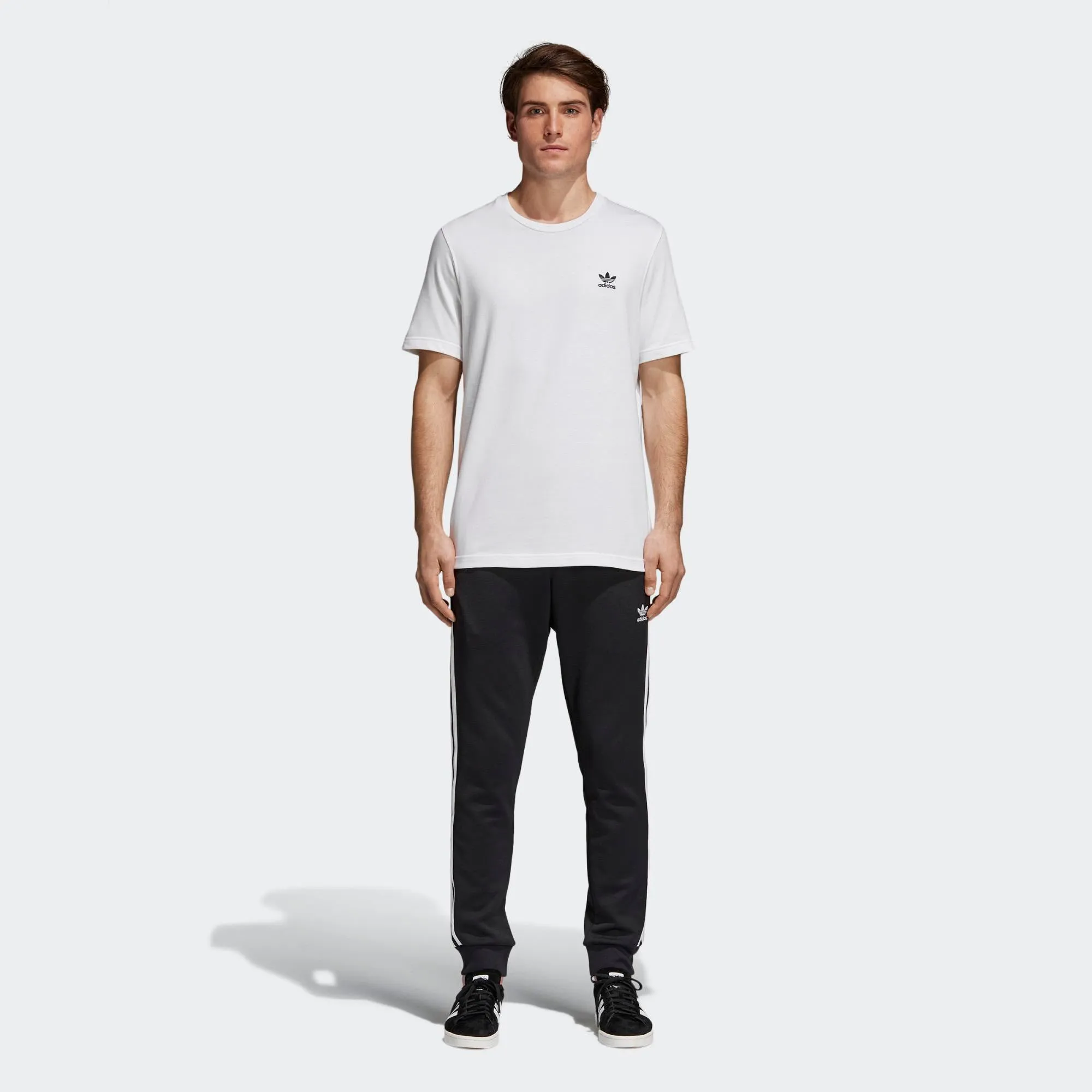 Mens Adidas Original Sst Track Pants In Black