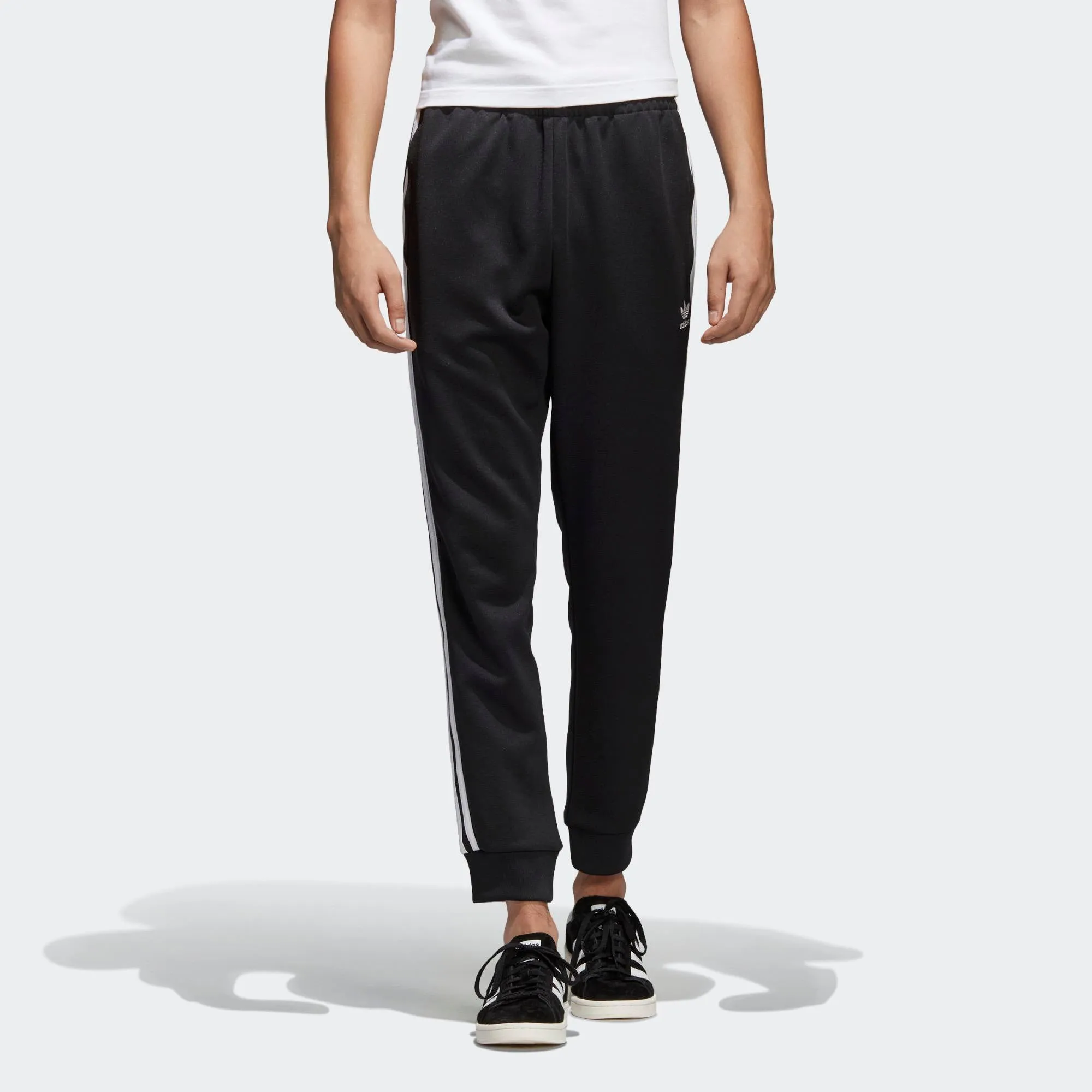 Mens Adidas Original Sst Track Pants In Black