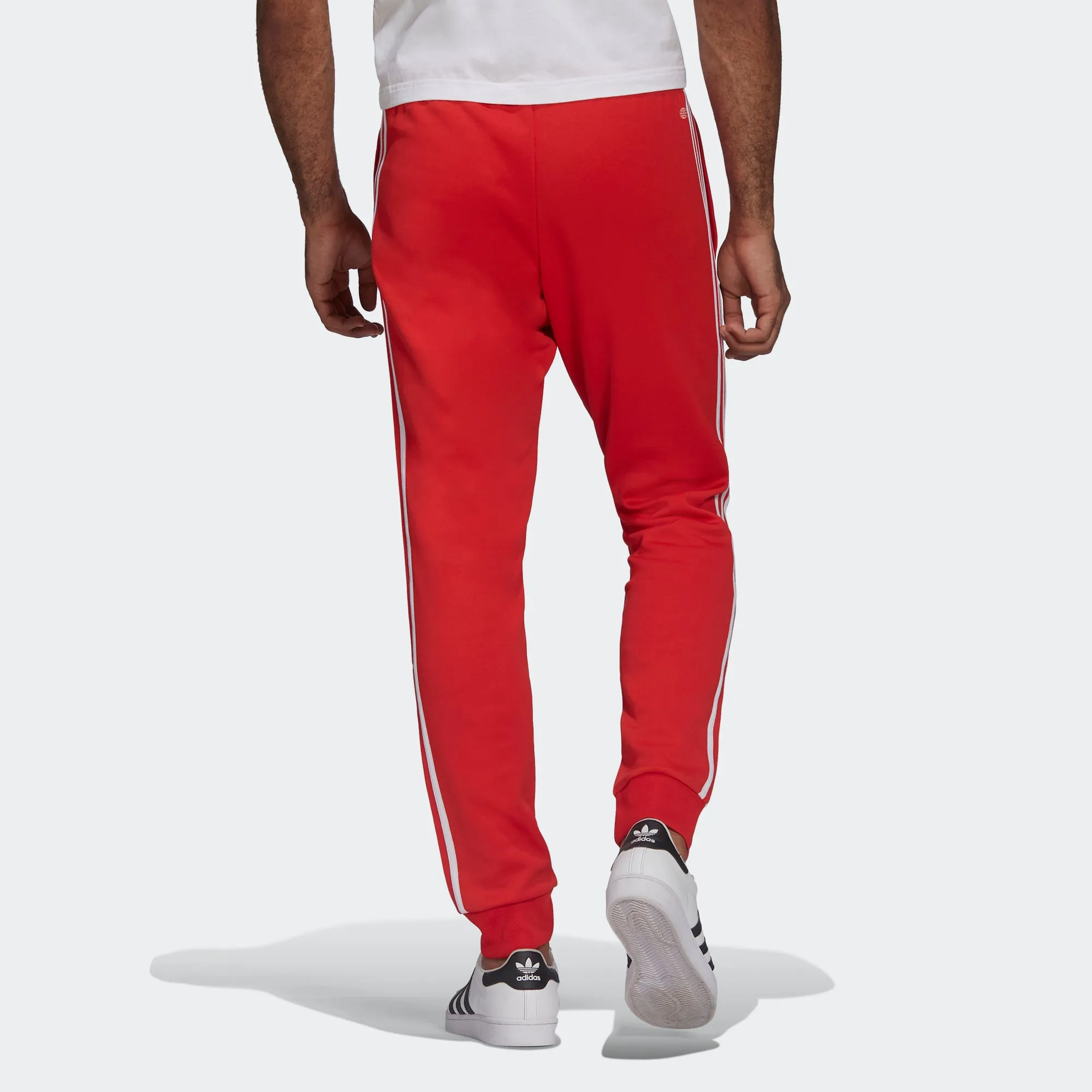 Men's adidas Originals Adicolor Classics Primeblue SST Track Pants Vivid Red