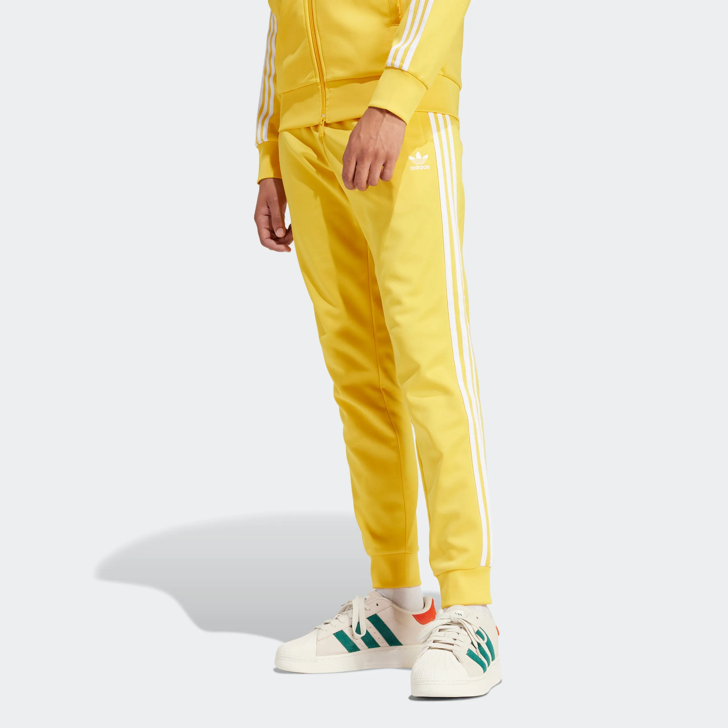 Men's adidas Originals Adicolor Classics SST Track Pants Bold Gold