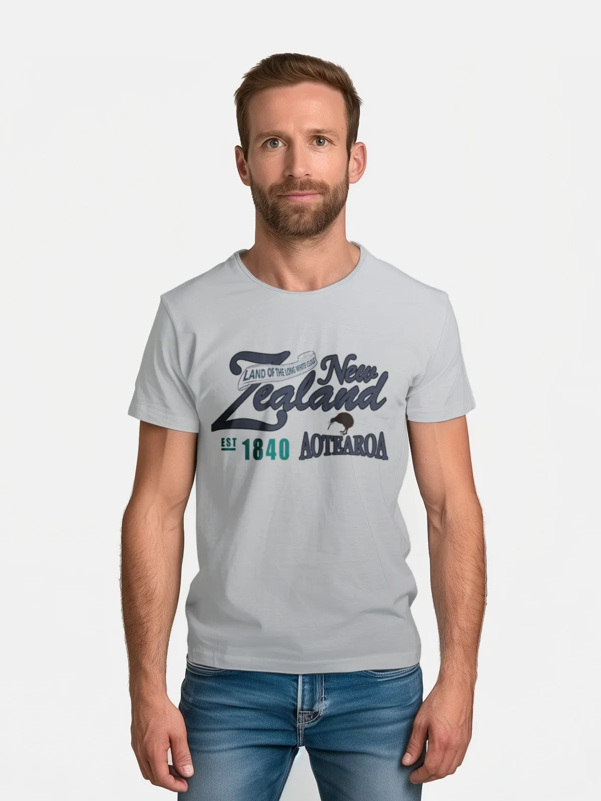 Mens New Zealand T Shirt - New Zealand Aotearoa