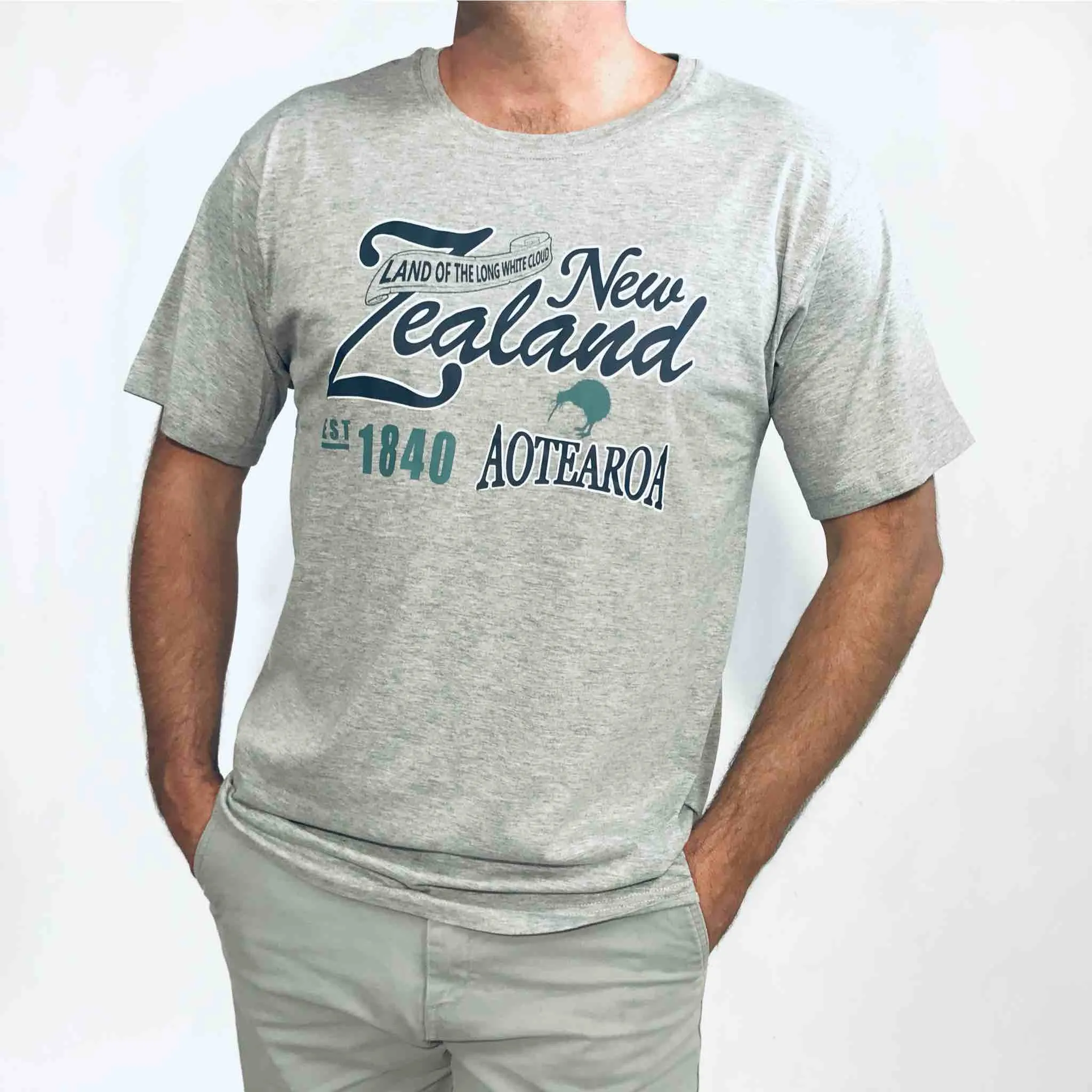 Mens New Zealand T Shirt - New Zealand Aotearoa