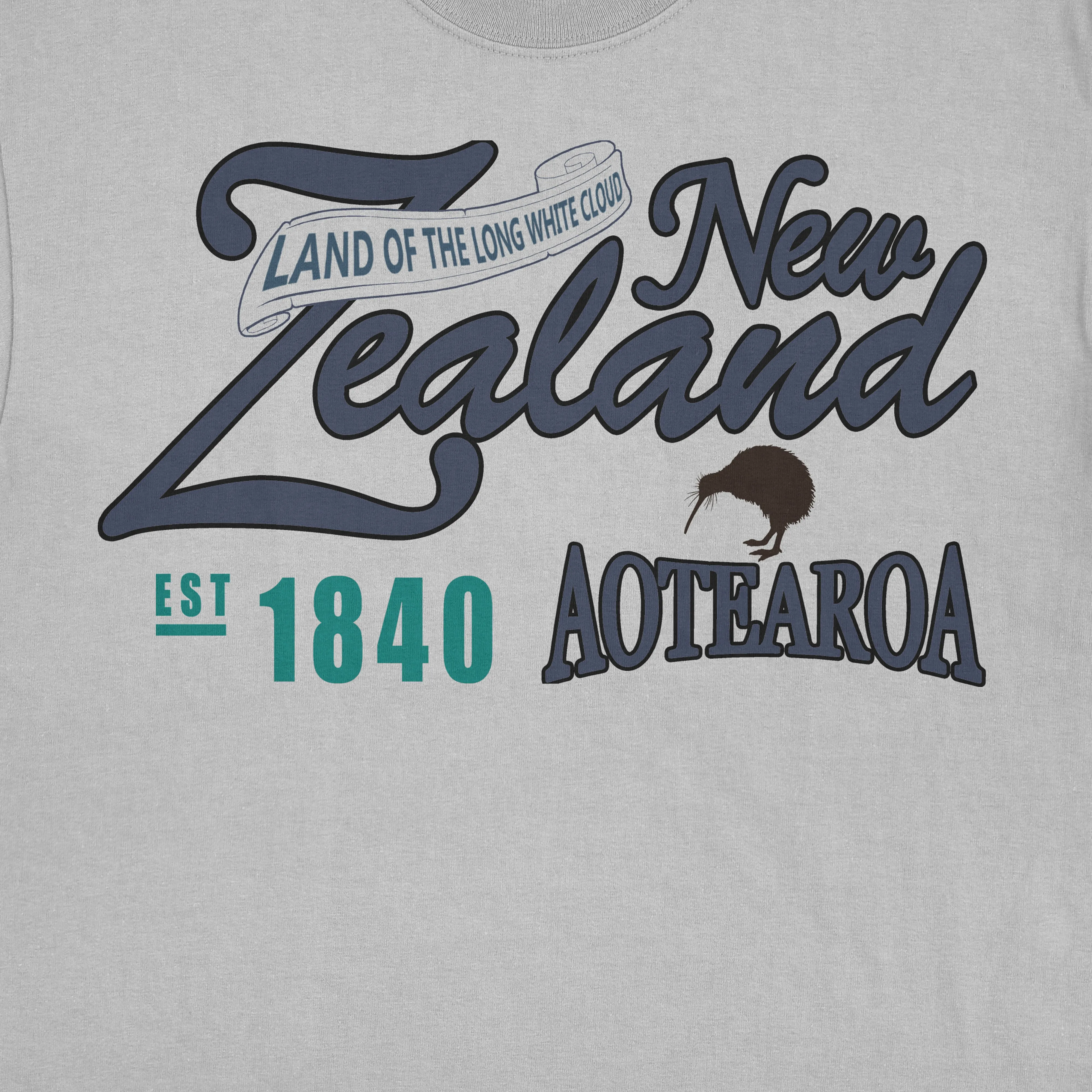 Mens New Zealand T Shirt - New Zealand Aotearoa