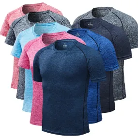 Men's Quick Dry Compression Running t-Shirts Gym Fitnesswear