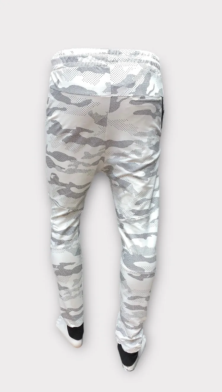 Men's slim cuffed Track Pants #250181Y WHITE