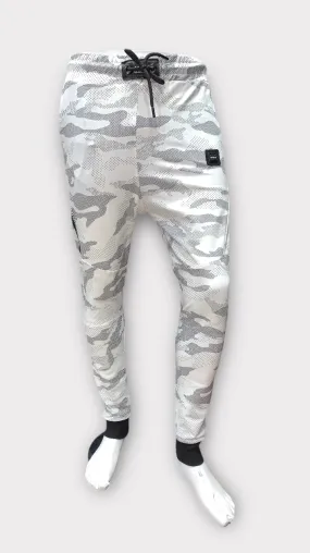 Men's slim cuffed Track Pants #250181Y WHITE