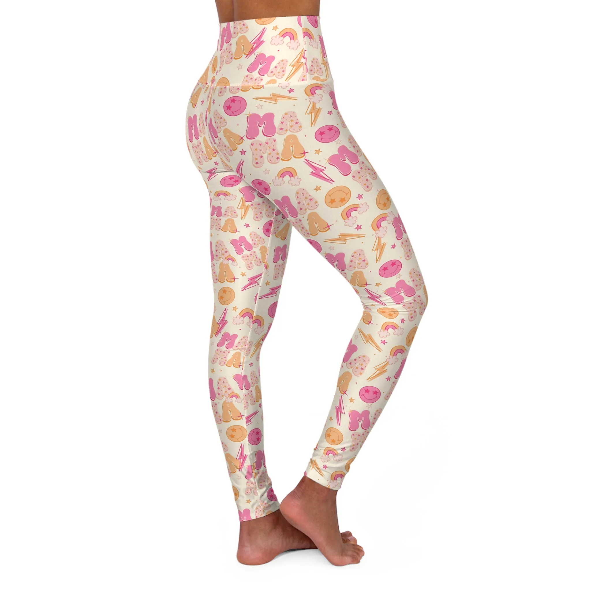 Mommin' Like a Boss High Waisted Yoga Leggings