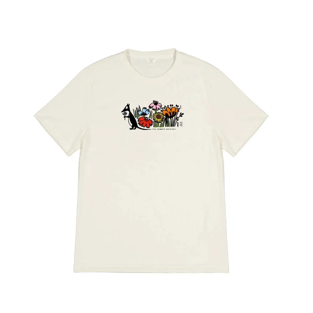 Moomin The summer Archives  T-Shirt Ecru - Moiko