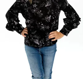 Mystical Star Print Hoodie