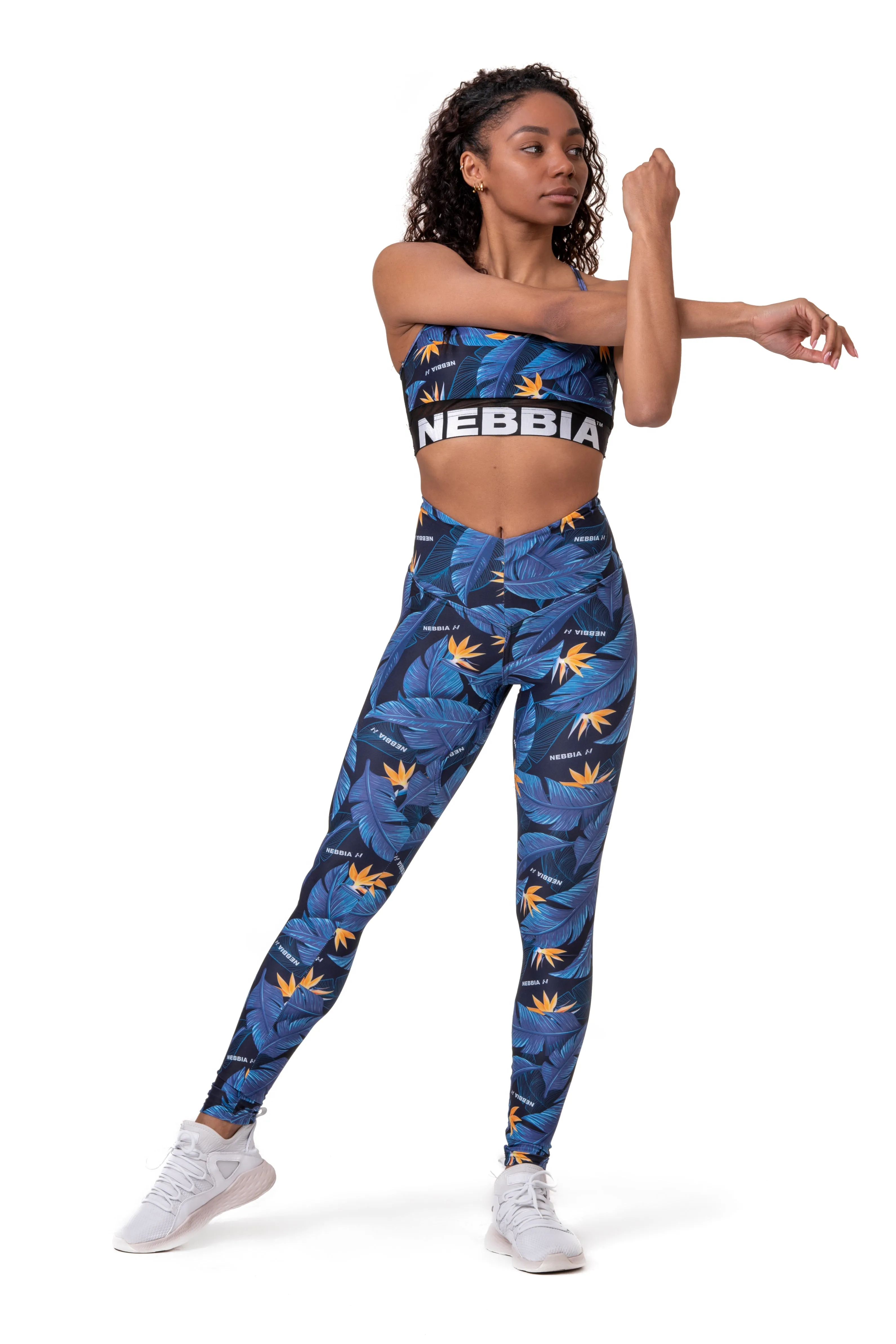 NEBBIA High-Waist Ocean Power Leggings 561