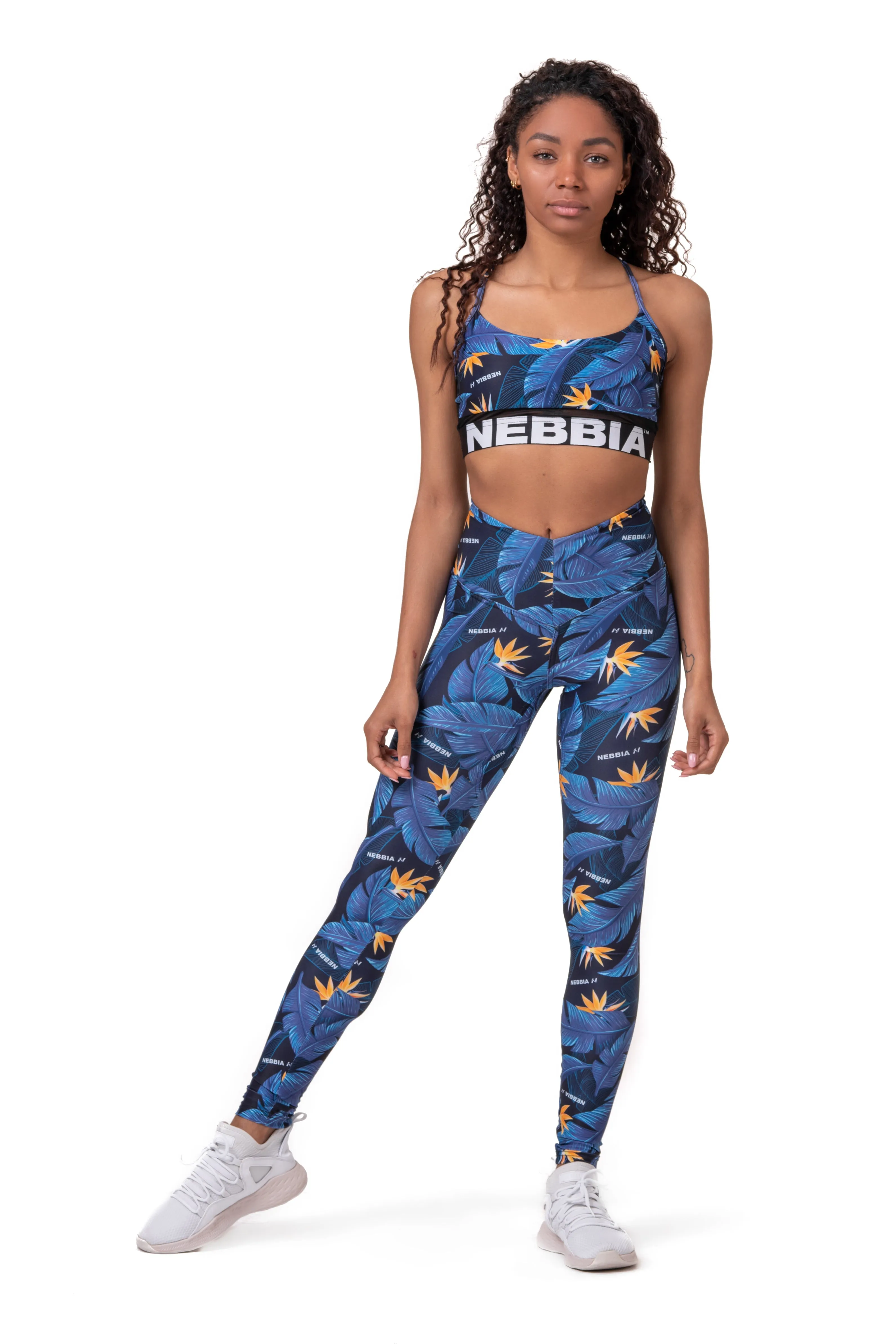NEBBIA High-Waist Ocean Power Leggings 561