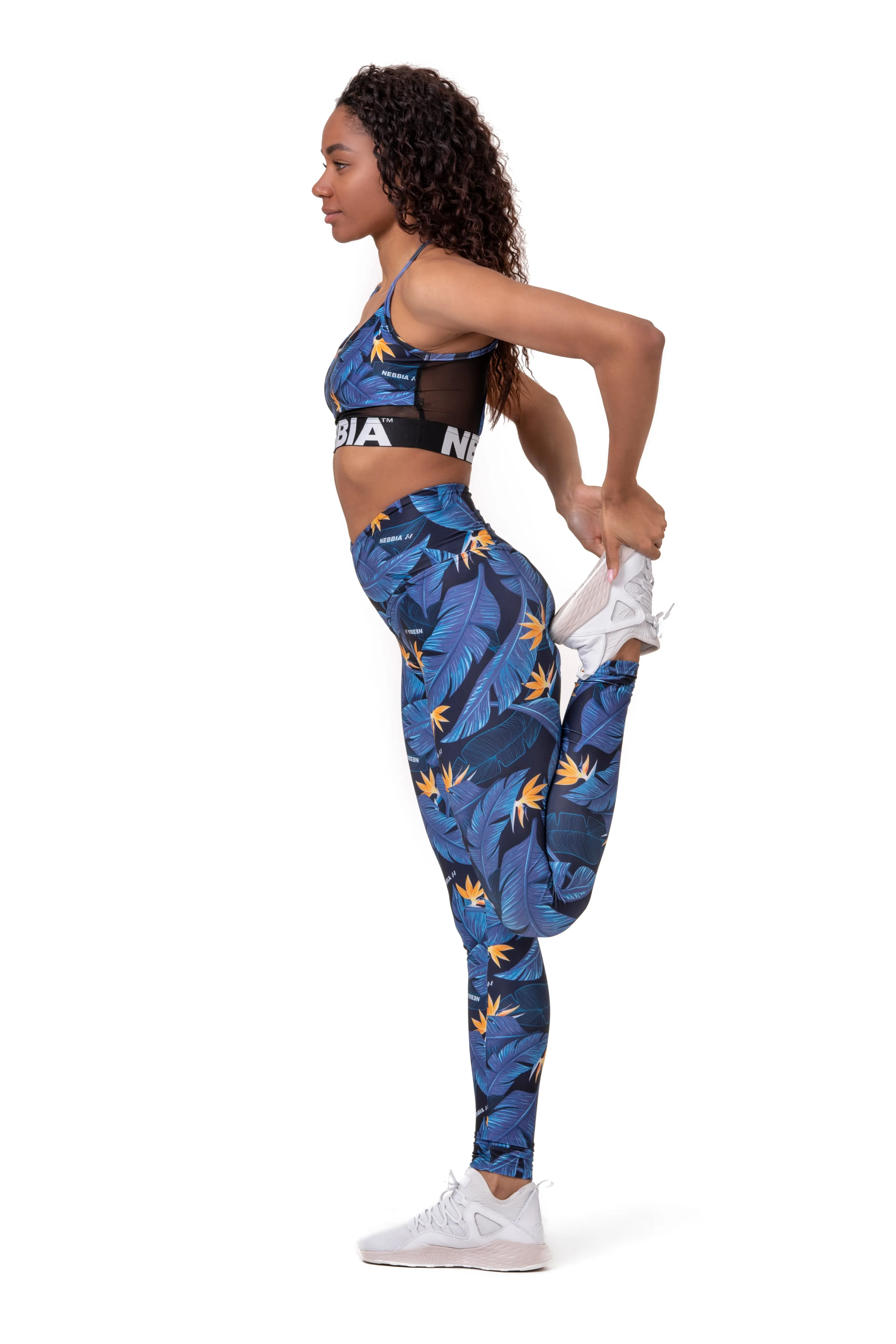 NEBBIA High-Waist Ocean Power Leggings 561
