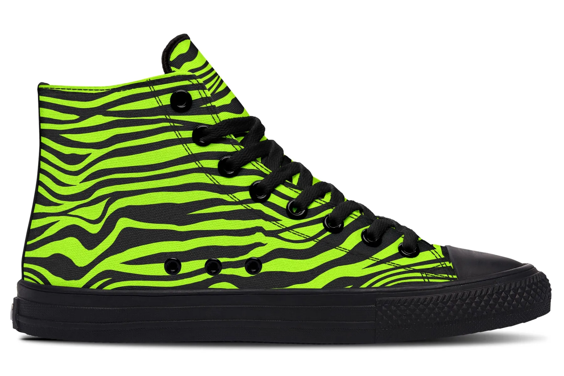 Neon Zebra High Tops